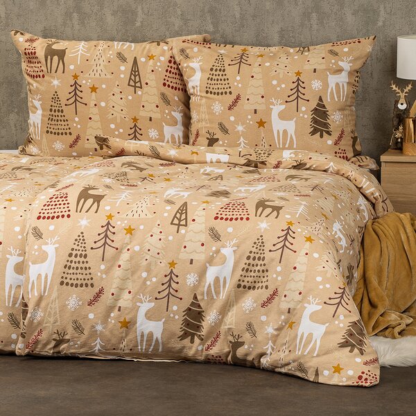 4Home Flanelno posteljno perilo Festive , 140 x200 cm, 70 x 90 cm, 140 x 200 cm, 70 x 90 cm