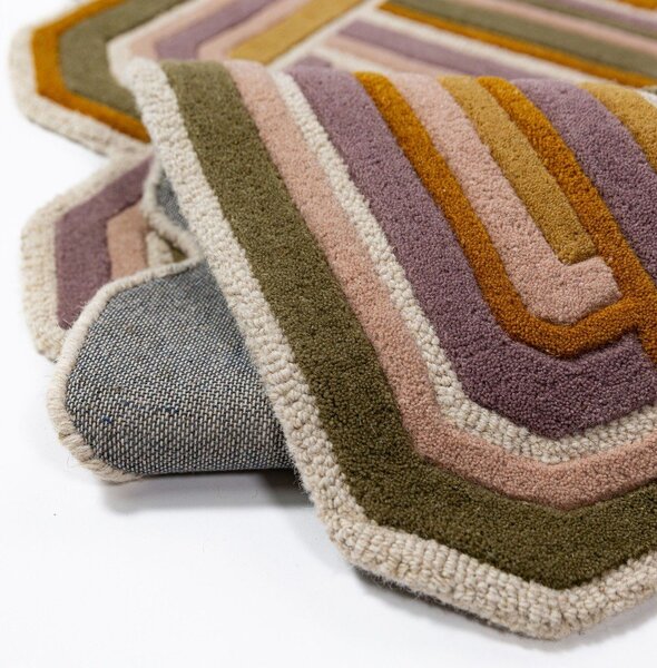 Ročno tkana volnena preproga 140x200 cm Lattice Shaped – Flair Rugs