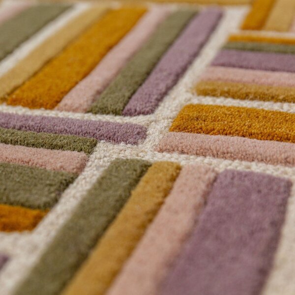 Ročno tkana volnena preproga 140x200 cm Lattice Shaped – Flair Rugs