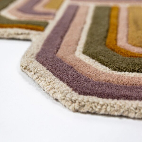 Ročno tkana volnena preproga 140x200 cm Lattice Shaped – Flair Rugs