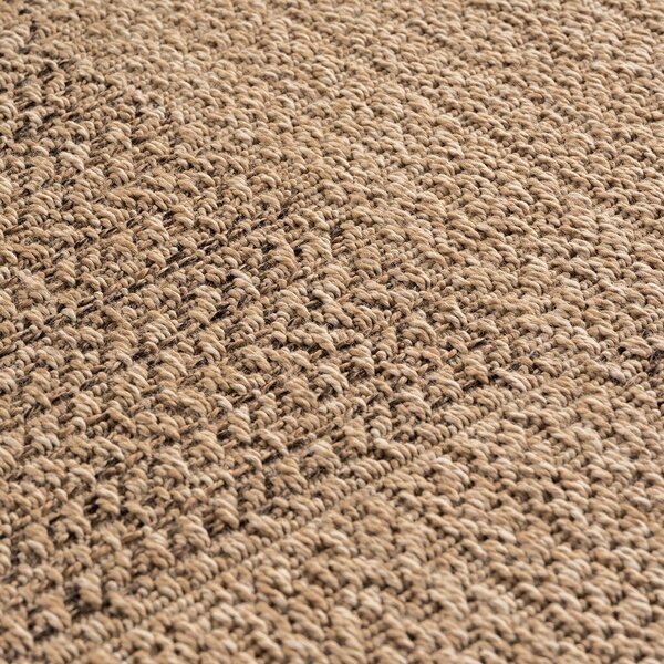 Rjava okrogla notranja in zunanja preproga ø 80 cm Timber 1405 – Ayyildiz Carpets