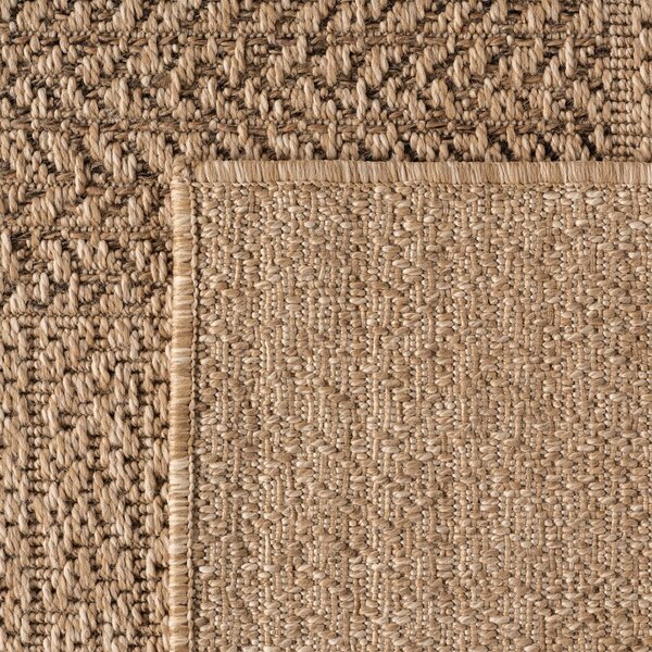 Rjava okrogla notranja in zunanja preproga ø 80 cm Timber 1405 – Ayyildiz Carpets