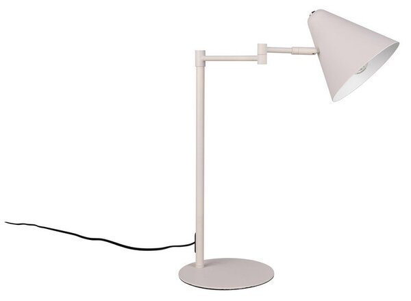 Slonokoščena namizna svetilka z upogljivo konstrukcijo (višina 50,5 cm) Cosima – Trio