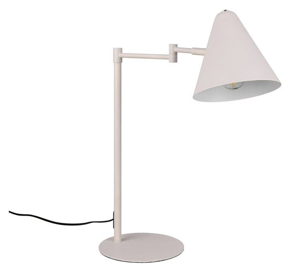 Slonokoščena namizna svetilka z upogljivo konstrukcijo (višina 50,5 cm) Cosima – Trio