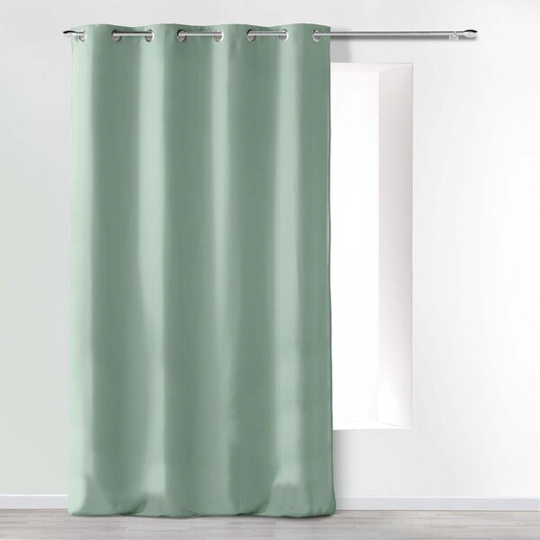 Žajbljevo zelena zavesa za delno zatemnitev iz mikrovlaken 140x280 cm Absolu – douceur d'intérieur