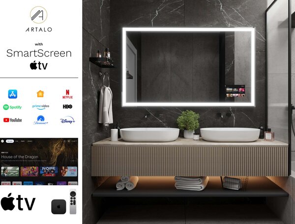 Kopalniško ogledalo z LED osvetlitvijo M1 premium