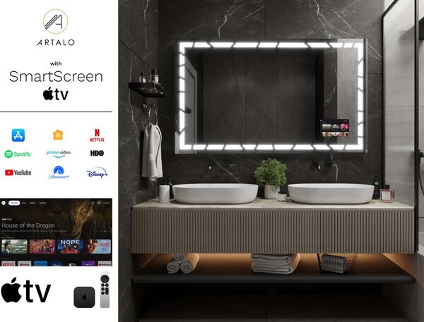 Kopalniško ogledalo z LED osvetlitvijo M21 premium