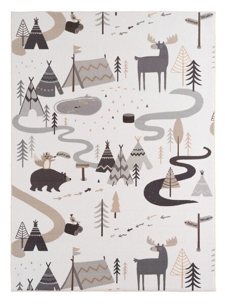 Kremno bela pralna otroška preproga 160x230 cm Coco 1135 – Ayyildiz Carpets