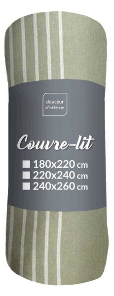 Zeleno pregrinjalo 220x240 cm Adele – douceur d'intérieur