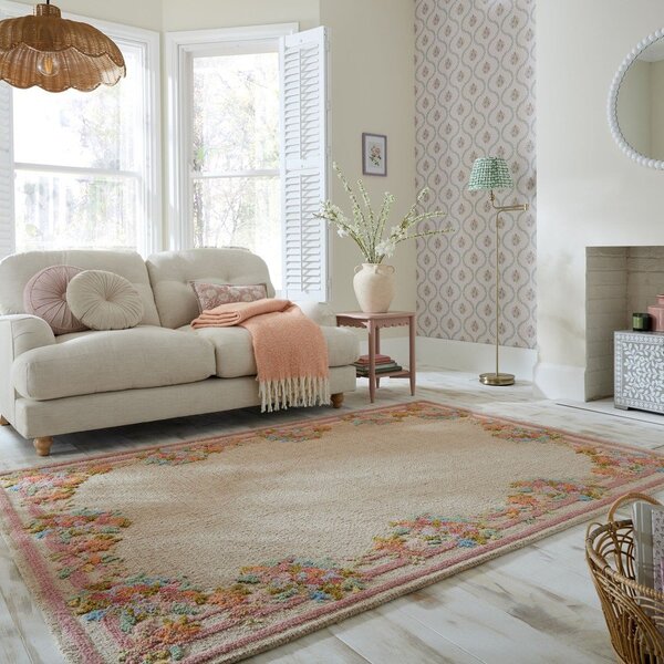 Ročno tkana volnena preproga 200x300 cm Elise Floral – Flair Rugs