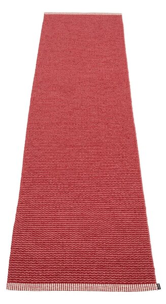 Rdeč zunanji in notranji tekač 70x300 cm Mono Blush – Pappelina