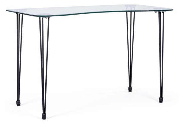 Pisalna miza s stekleno mizno ploščo 60x120 cm Rondo – Bizzotto