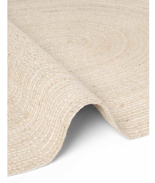 Obojestranska ročno tkana preproga iz jute v svetli naravni barvi 160x230 cm Braided – Hanse Home