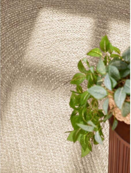 Obojestranska ročno tkana preproga iz jute v svetli naravni barvi 160x230 cm Braided – Hanse Home