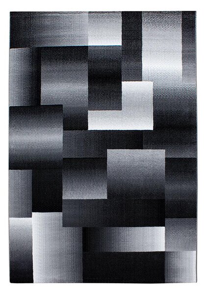 Novel Ravno Tkana Preproga Miami, Črna, 140x200cm