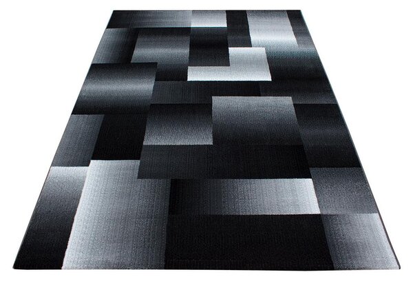 Novel Ravno Tkana Preproga Miami, Črna, 140x200cm