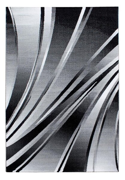 Novel Ravno Tkana Preproga Parma, Črna, 240x340cm