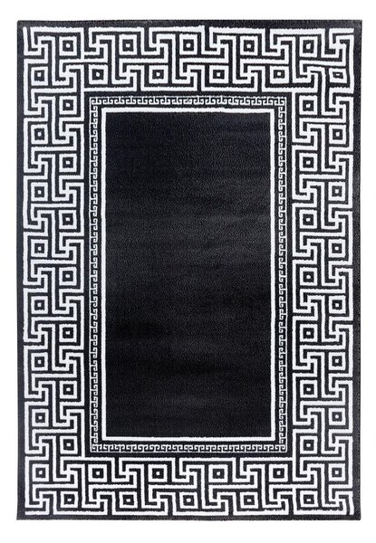 Novel Ravno Tkana Preproga Parma, Črna, 140x200cm