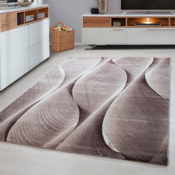 Novel Ravno Tkana Preproga Parma, Rjava, 240x340cm