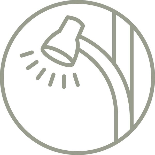 Mömax Stoječa Svetilka Manfried, Črna, 40 + 25 W