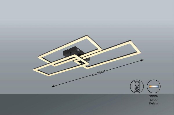 Mömax Stropna Led-svetilka Bekka -Jub-, 58 W