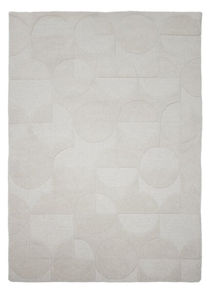 Slonokoščena ročno tkana volnena preproga 120x170 cm Gigi – Flair Rugs