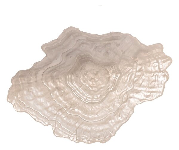 Steklena okrasna skleda 29x38 cm Aiku – Bloomingville