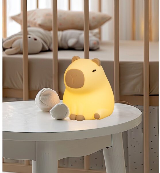 Svetlo rumena otroška lučka Capybara – Fischer & Honsel