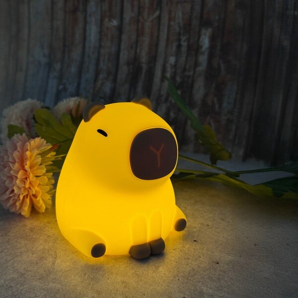 Svetlo rumena otroška lučka Capybara – Fischer & Honsel