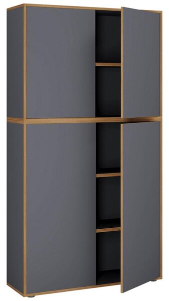 P & B Arhivska Omara Salia B100, Antracit, Barva Hrasta