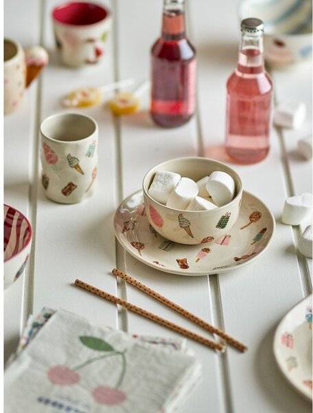 Otroški set posode iz kamenine 3 ks Sweets – Bloomingville Mini