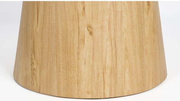 Okrogla jedilna miza s kamnito mizno ploščo ø 115 cm Almira – White Label