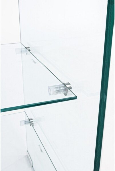 Steklena stranska mizica 40x50 cm Iride – Bizzotto