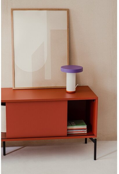 TV omarica v barvi terakote 160x60x42 cm Met – noo.ma