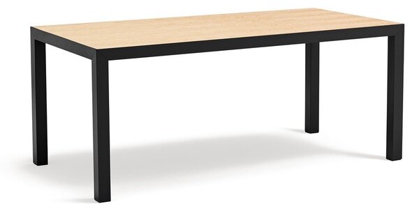 Jedilna miza s hrastovo mizno ploščo 75x180 cm Alma – Teulat