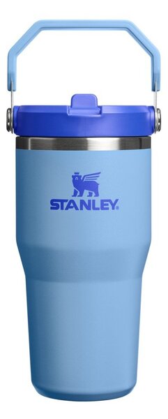 Modra termovka iz nerjavečega jekla 600 ml IceFlow™ Flip Straw 2.0 Tumbler Blue Sky – Stanley