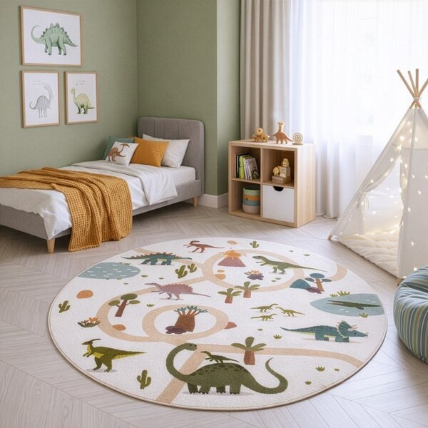 Pralna otroška preproga ø120 cm Coco 1131 – Ayyildiz Carpets