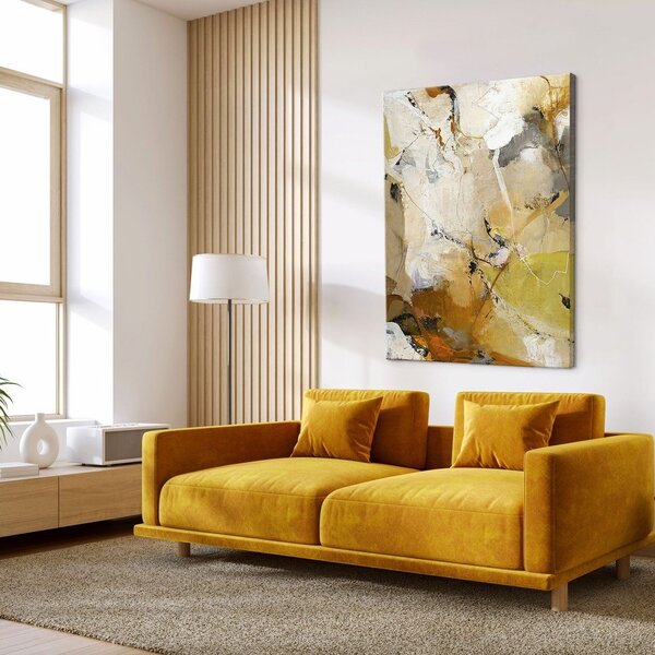 Tiskana slika na platnu z ročno naslikanimi elementi 90x118 cm Everlast – Malerifabrikken