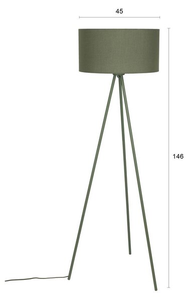 Zelena stoječa svetilka (višina 146 cm) Susie – White Label