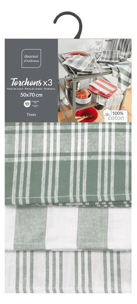 Bombažne kuhinjske krpe v kompletu 3 ks 50x70 cm Bayado – douceur d'intérieur