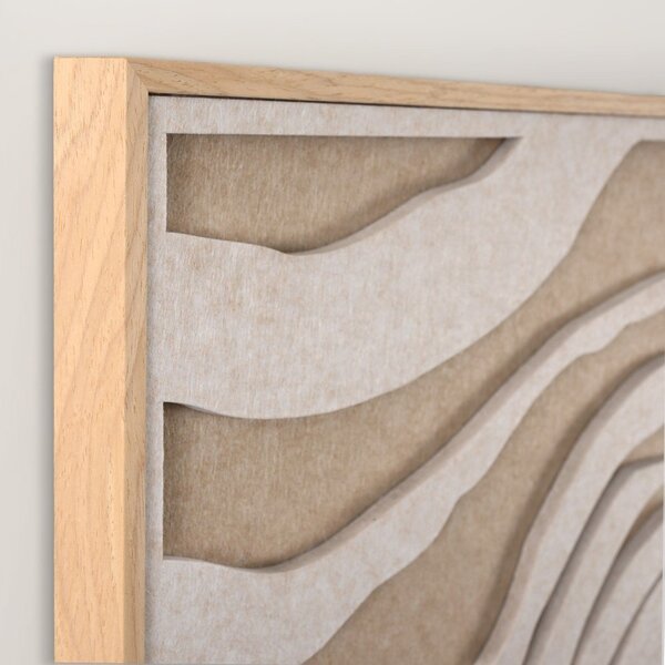 Akustična 3D slika z okvirjem 62x62 cm Sacred Silence 2 – Malerifabrikken