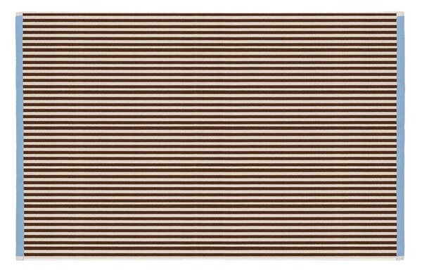 Rjava/kremno bela frotirna bombažna brisača 50x80 cm Gobo – noo.ma