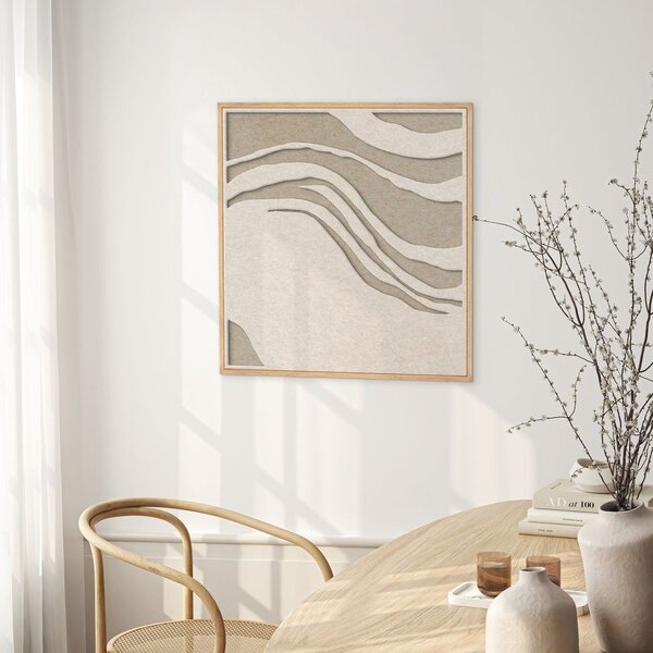 Akustična 3D slika z okvirjem 62x62 cm Sacred Silence 2 – Malerifabrikken
