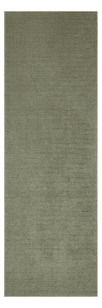 Temno zelen tekač Mint Rugs Supersoft, 80 x 250 cm