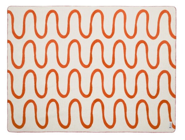 Oranžna odeja 150x200 cm Swirl – noo.ma