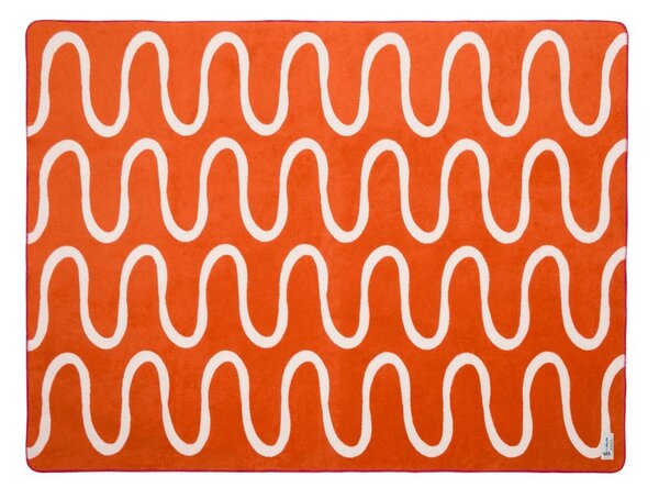 Oranžna odeja 150x200 cm Swirl – noo.ma