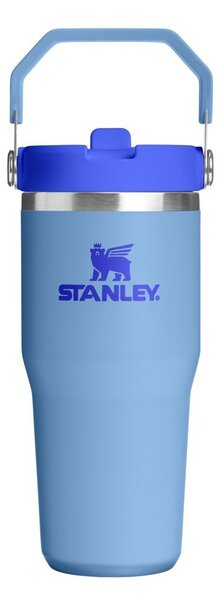 Modra termovka iz nerjavečega jekla 410 ml IceFlow™ Flip Straw 2.0 Tumbler Blue Sky – Stanley