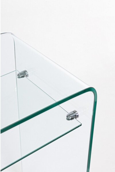 Steklena stranska mizica 35x110 cm Iride – Bizzotto