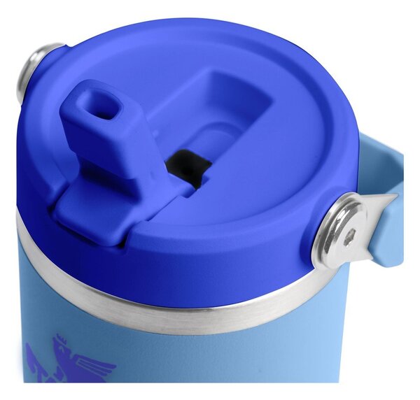 Modra termovka iz nerjavečega jekla 410 ml IceFlow™ Flip Straw 2.0 Tumbler Blue Sky – Stanley