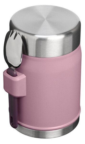 Vijolična termovka za hrano iz nerjavečega jekla 400 ml Legendary Food Jar + Spork Purple Smoke – Stanley